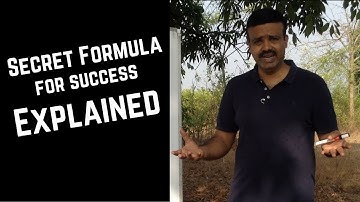 Anil Thomas ~ Secret Formula For Success - Explained