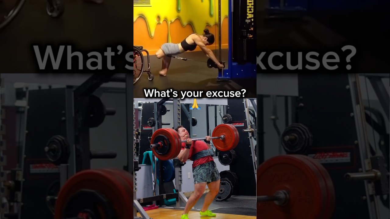 WHAT’S YOUR EXCUSE!!? 🙏👀