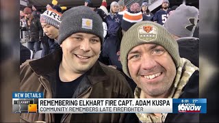 Friends, co-workers remember fallen Elkhart fire captain
