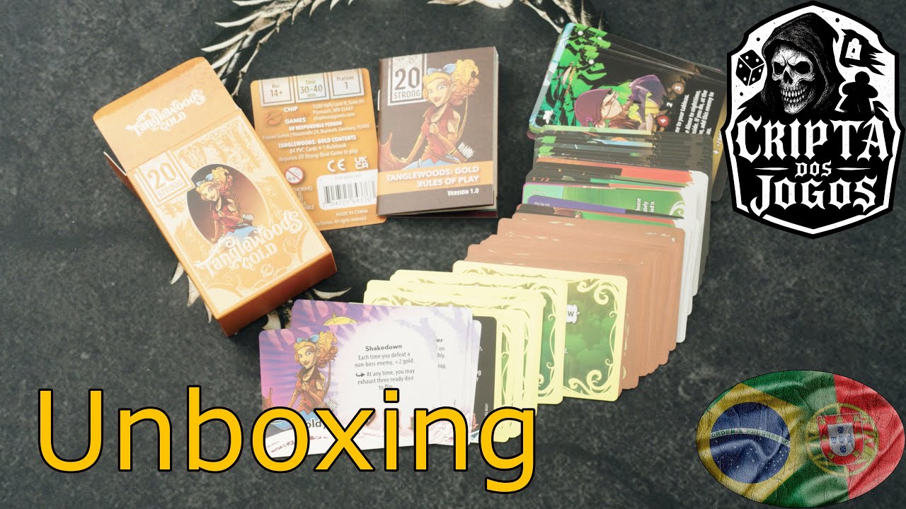 Unboxing do 20 Strong Tanglewoods Gold