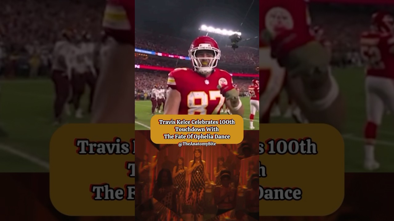 The Fate Of Ophelia Dance Celebration Travis Kelce 100th Touchdown TLOAS #taylorswift #traviskelce