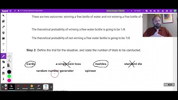 8.2 Using Statistical Experients