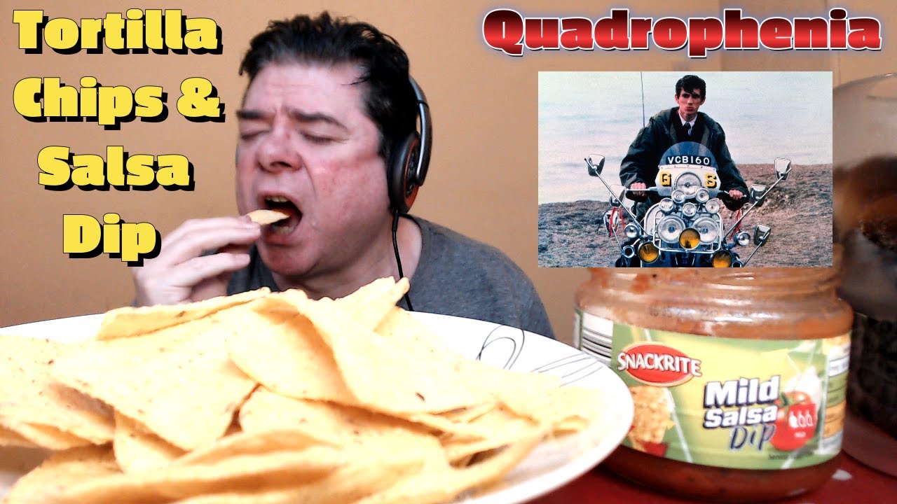 ASMR - Eating Tortilla Chips And Salsa Dip With  An Ice Cold Cola (Quadrophenia Movie Ramble)