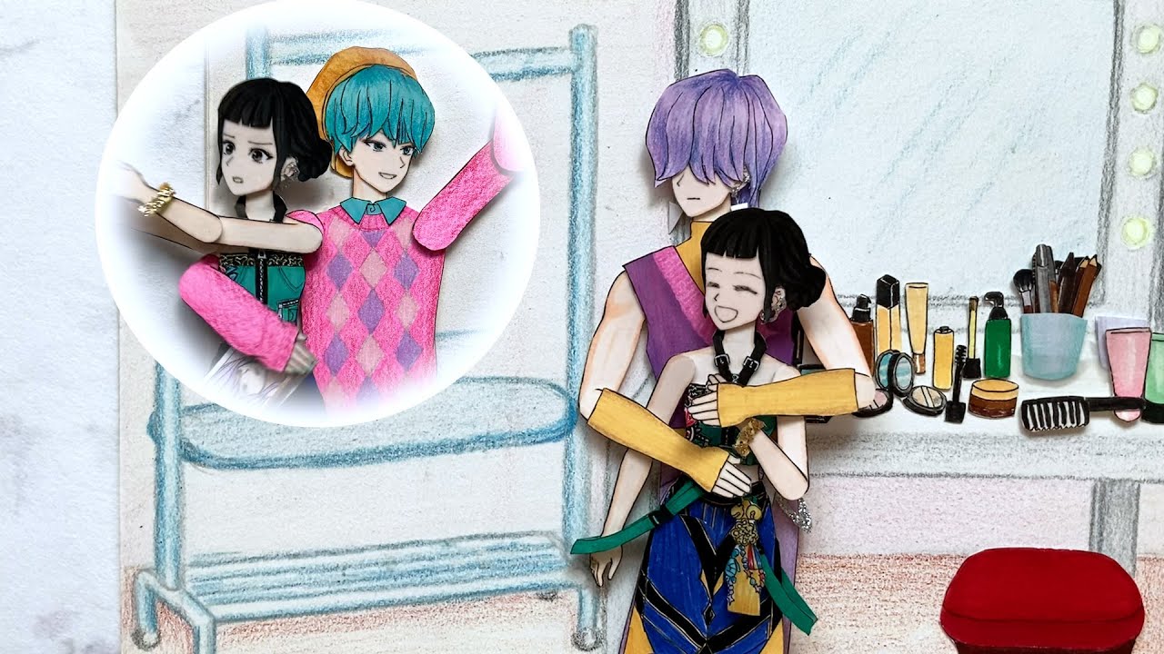 kpop demon hunters paperdoll 02 【Baby+zoey+mystery】