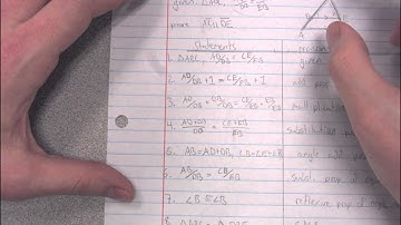 Proof of Theorem 6.4 and 6.4 (Triangle Proportionality Theorem and its converse)