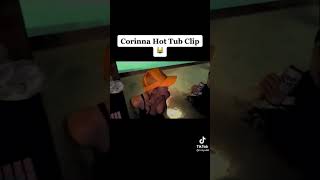 Corinna kopf Hot tub Clip🥵🥶#corinnakopf #daviddobrik