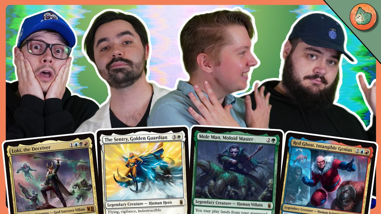MTG x Marvel Super Heroes! | Loki vs Sentry vs Mole Man vs Red Ghost | #MTGxMarvel thumbnail