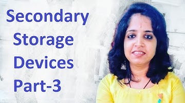 Chapter 8 Secondary Storage Devices Part 3