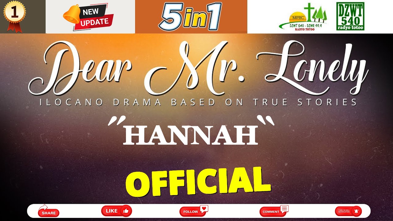 Dear Mr. Lonely - HANNAH | New Update 5IN1 | Ferbuary 18.2026 | #dearmrlonelyaudio