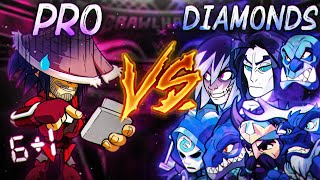 1 PRO vs 7 Diamonds | Brawlhalla Crew Battle screenshot 1