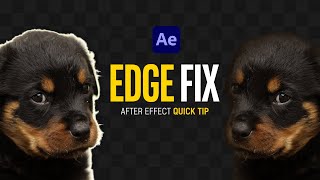 After Effects Tutorial Quick Tip Edge Fix