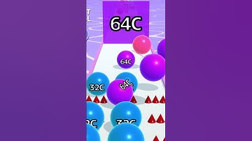 BALL RUN 2048 😱 INFINITY ♾️ GAMEPLAY #veeruthegame #オリジナル曲 #shorts