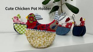 Cute Chicken Pot Holder