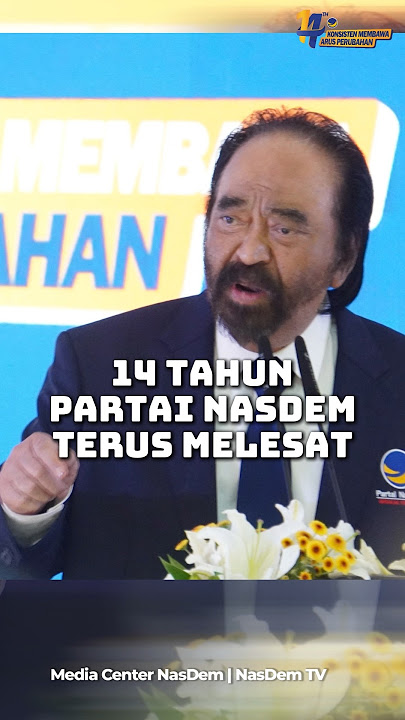 Dalam 14 Tahun NasDem tetap berjaya dan terus melesat.  #partainasdem #HUT14NasDem