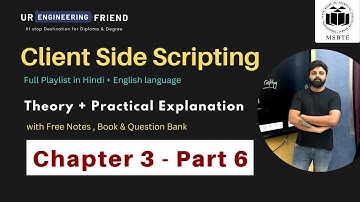 CSS Chapter 3 - Part 6 For MSBTE Diploma | Comp / IT / AIML / IF 24-25 Batch | Notes & Question Bank
