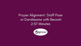 Proper Alignment: Bound Angle Pose or Baddha Konasana with Beccah Bartlett - 5:05 Minutes