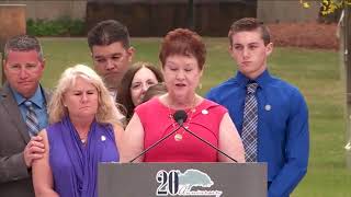 20th Anniversary Remembrance Ceremony: Reading of 168 Names (2015-04-19)