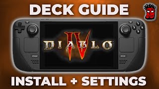 Diablo 4 ist großartig auf dem Steam Deck! | Installation + Beste Settings | Gameplay Guide Deutsch