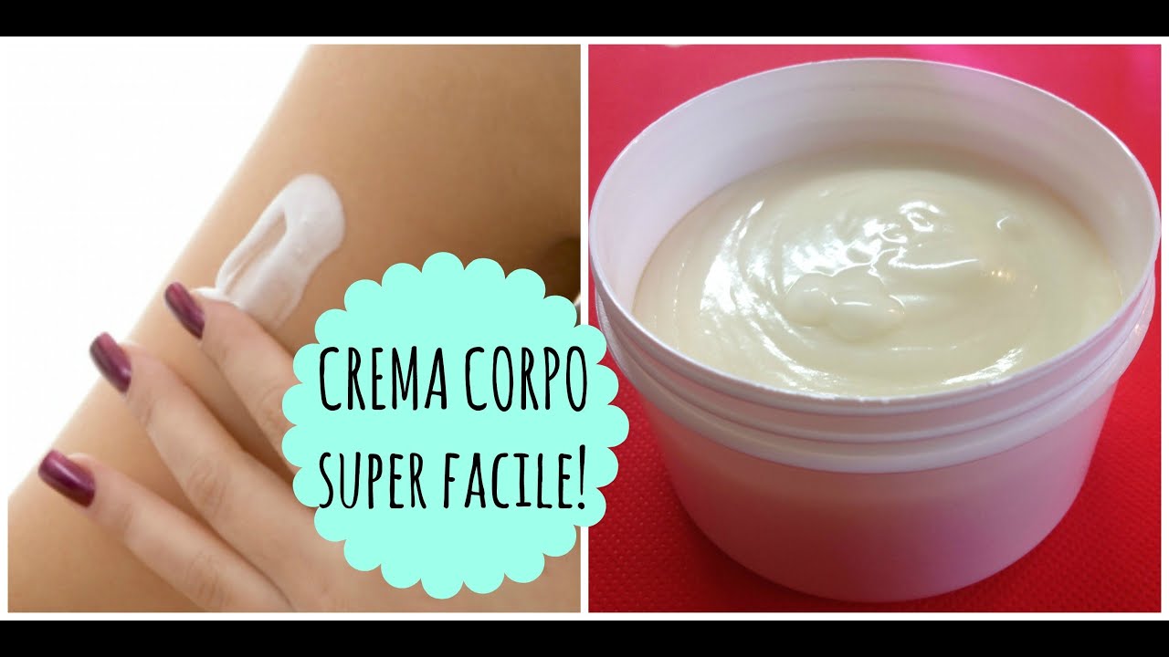 CREMA CORPO alla CAMOMILLA (super FACILE!)