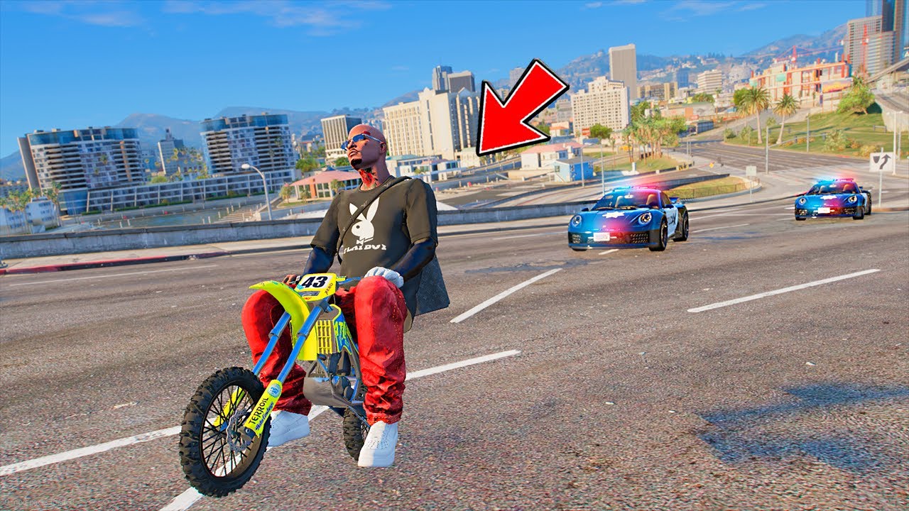 Saqueo en mi Moto Cross Pequeña Policias Gta 5 Roleplay