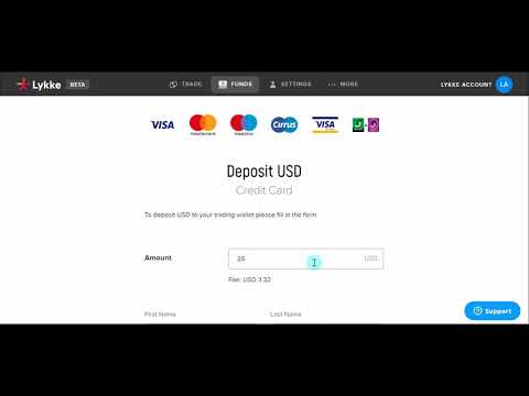 How to deposit by credit card fiat currency to a crypto exchange using web terminal