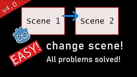 ✅Change scenes in Godot 4 without any problem | ERR_CANT_CREATE problem Godot