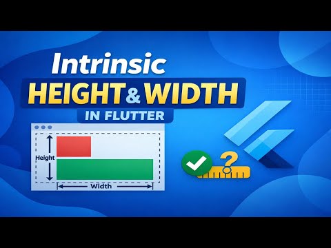 🤯 The Flutter Widget You Should Know About: IntrinsicHeight & IntrinsicWidth Explained!