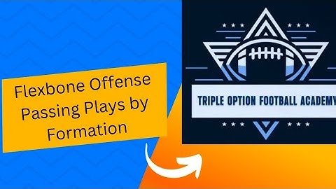 Flexbone Offense Passing Plays by Formation