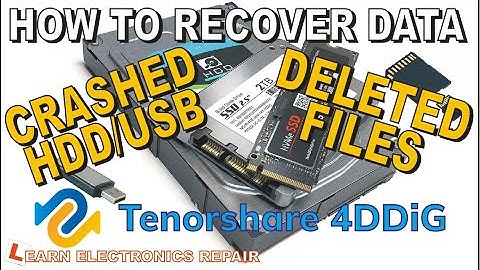 How to get back lost data from a dead PC with Tenorshare data recovery software best 2022
