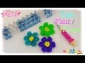 { Tuto } Fleur / Flower en élastiques Rainbow Loom