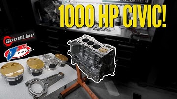 ASSEMBLING A 1000HP ENGINE FOR MY K24 AWD HONDA CIVIC!
