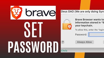 How to Set Password in Brave Browser