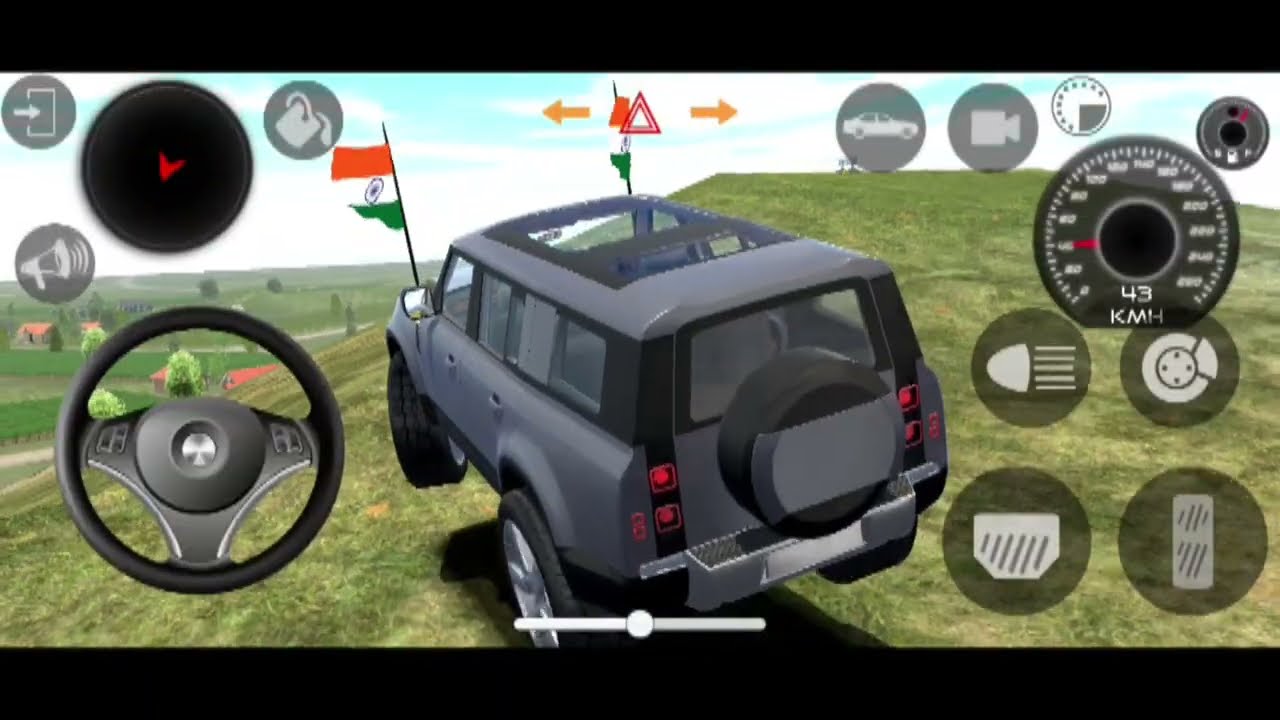 Modified Defender Offroad Game 🚙 | Pahadon Mein Full Masti#viralvideo #defender #cargame #game