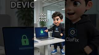🔒 Leaving your desk? Lock your devices! #shorts