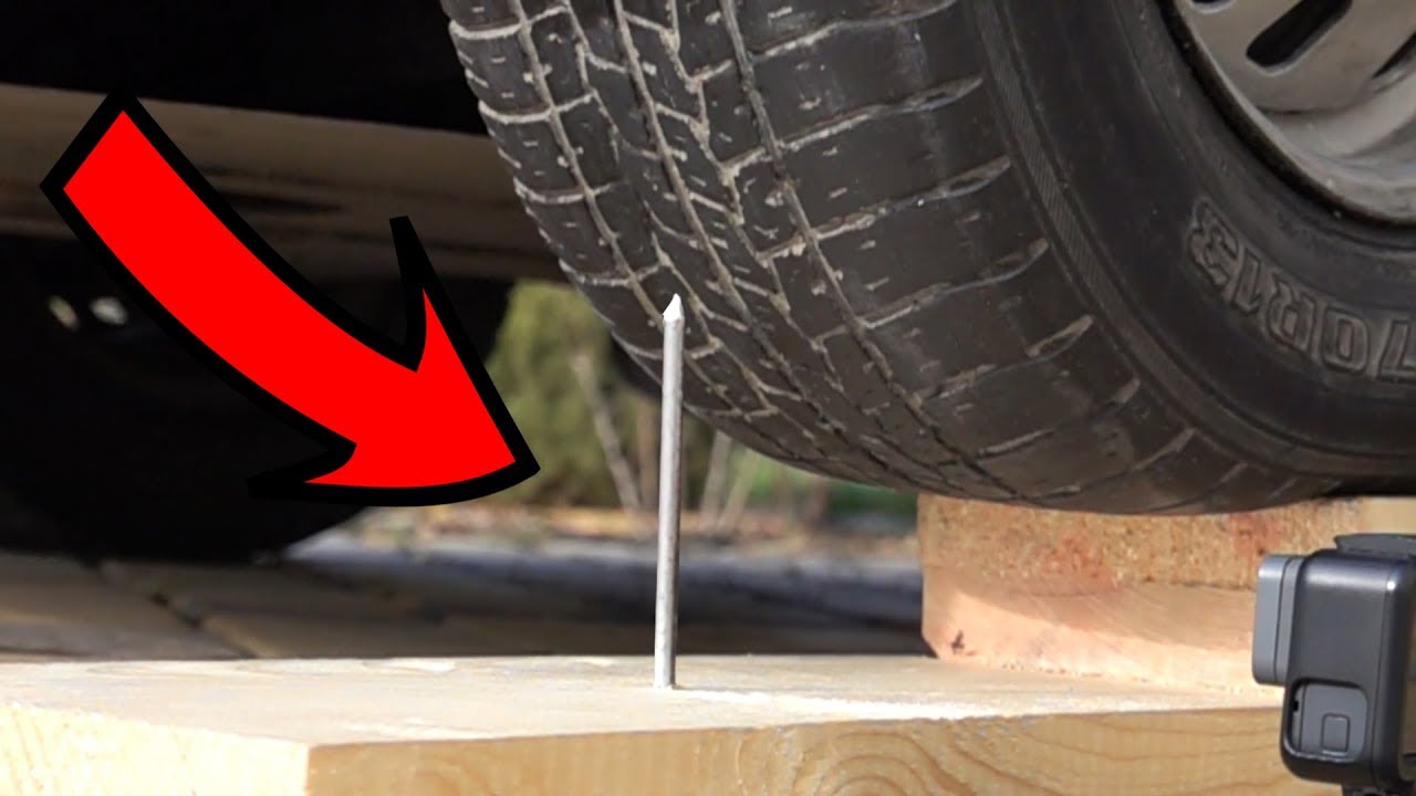 How To Put Nails Under Tires