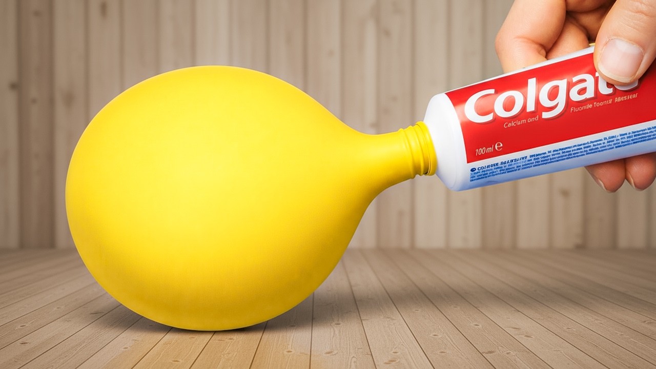 Toothpaste Secrets Very few people know this secret! Toothpaste And Balloon Trick That ...