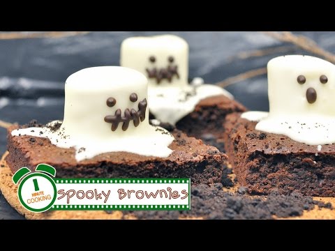 บราวนี่ผี Spooky Brownie (เทศกาล Halloween) - 1 Minute Cooking
