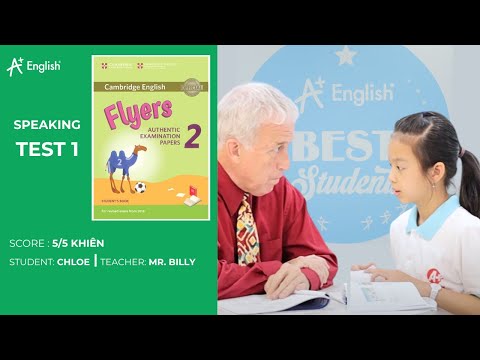 Video Luyện Thi Flyers | Speaking test FLYERS | Trung Tâm A - youtube