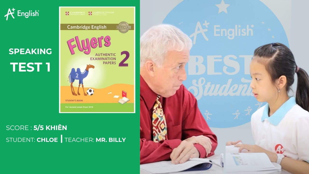 A2 FLYERS Speaking test –  CHLOE | SPEAKING TEST 1