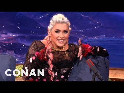 Ke$ha Slept With A Ghost - CONAN on TBS