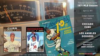 1971-Apr-12 - CHC/LAD - Chicago Cubs vs Los Angeles Dodgers - Classic Baseball Radio Broadcast
