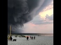 Le 6.07.2018 Severe Weather World Advancing storm over Pensacola beach, Florida.