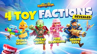 FOUR TOY FACTIONS REVEALED  |  BEDROOM BRAWL