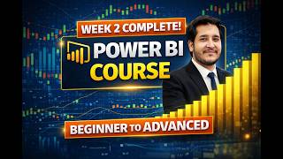 I Completed Week 2 of Power BI Course 🚀 | Beginner to Advanced Journey #powerbi #viral #excel #dax
