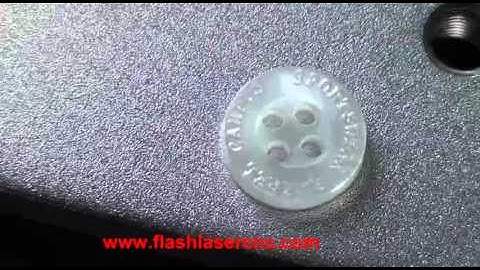 30W co2 laser marking machine for shirt button