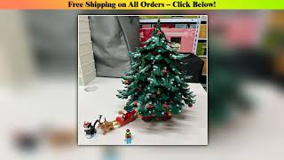 New Model 41843 Christmas Tree, Reindeer, Santa Claus Set, Christmas Gifts, Birthday Gifts
