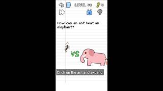How can an ant beat an elephant. || Stump me Level 32 ||