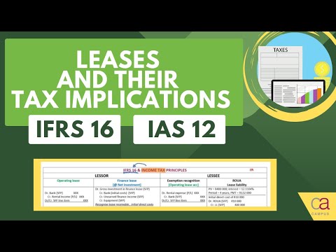 IFRS 16 and tax