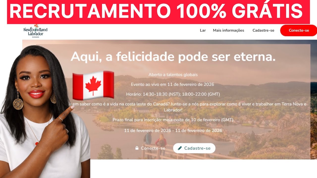  🚨🚨URGENTE: RECRUTAMENTO NO 🇨🇦 CANADA 100% GRATUITO PARA TRABALHADORES ESTRANGEIROS 