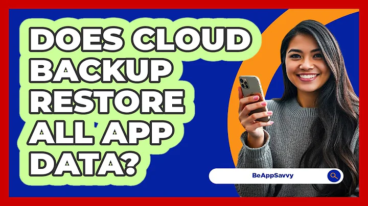 Does Cloud Backup Restore All App Data?